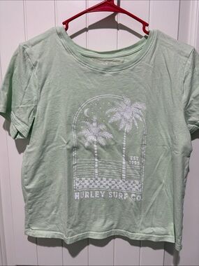 Hurley Light Mint Graphic Short Sleeve Tee